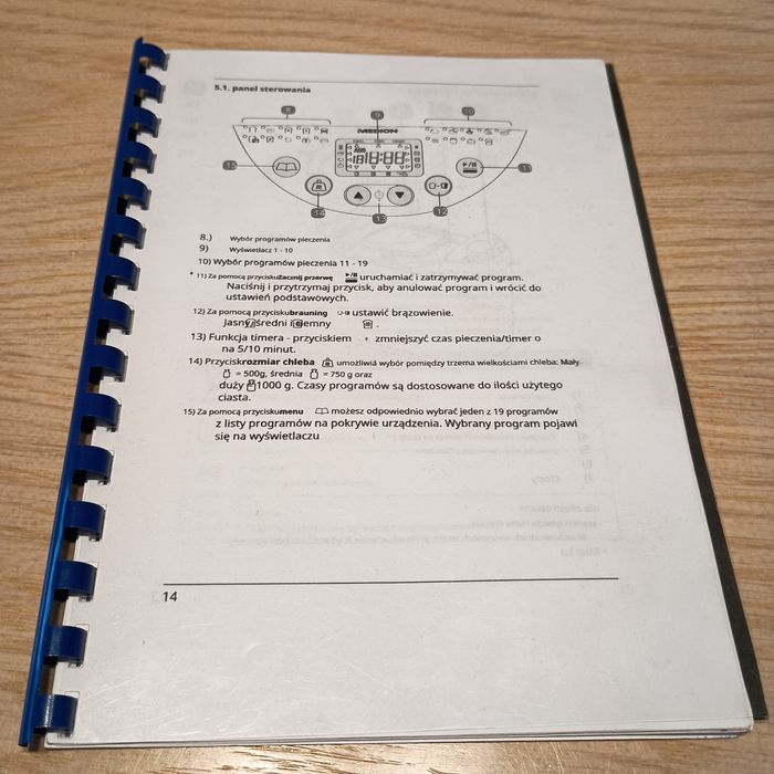 Automat do pieczenia chleba Medion MD11011
