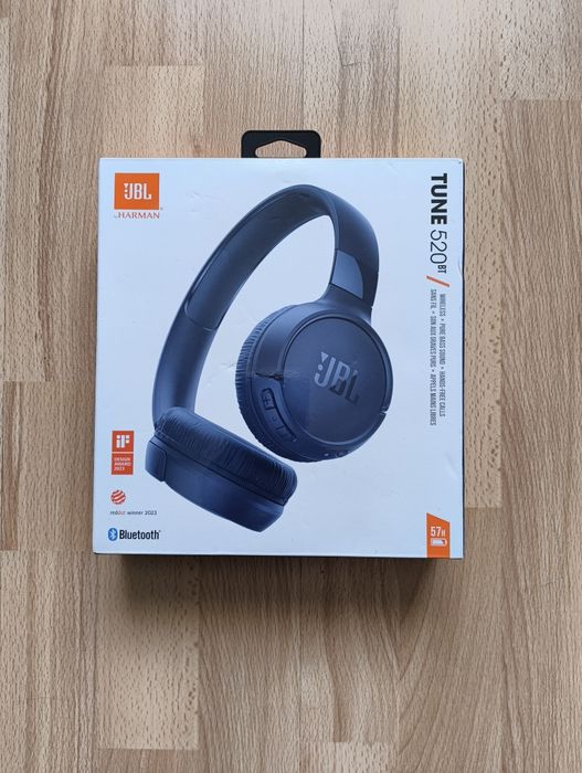 Навушники з мікрофоном JBL Tune 520BT Blue