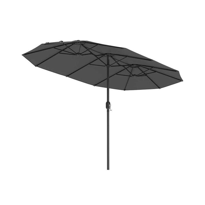 Nowy parasol ogrodowy / 394 x 200cm / ochrona UV / SONGMICS / W1222!