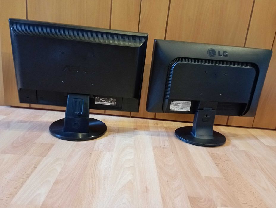 2 monitores para PC: ASUS e LG