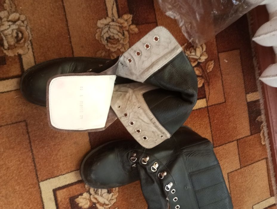 Берці армійські шкіряні