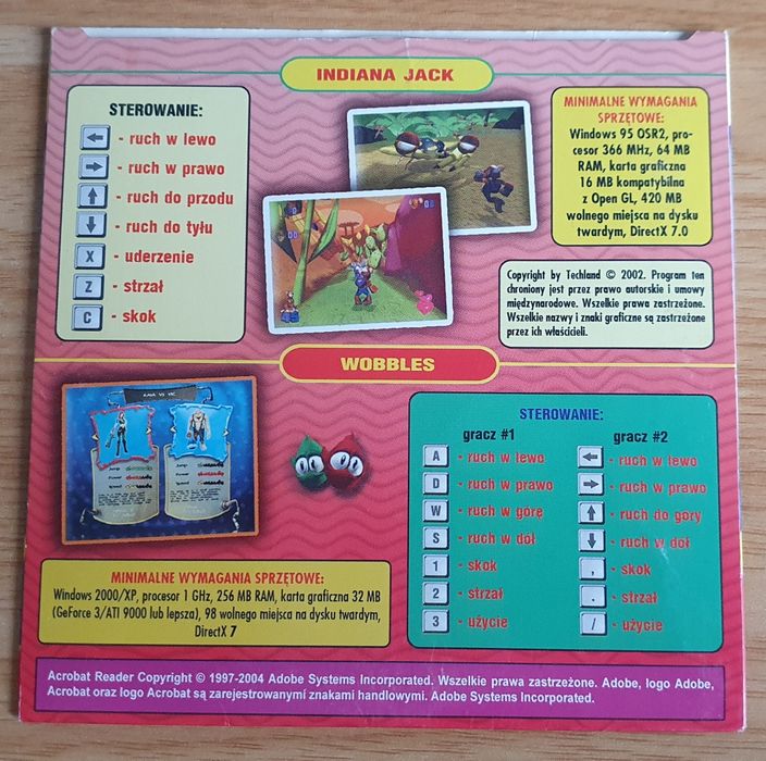 Gry Indiana Jack i Wobbles PC