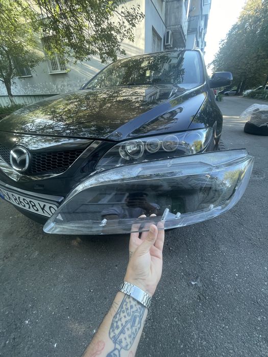 Стекла фар в плівці Mazda 6 gg