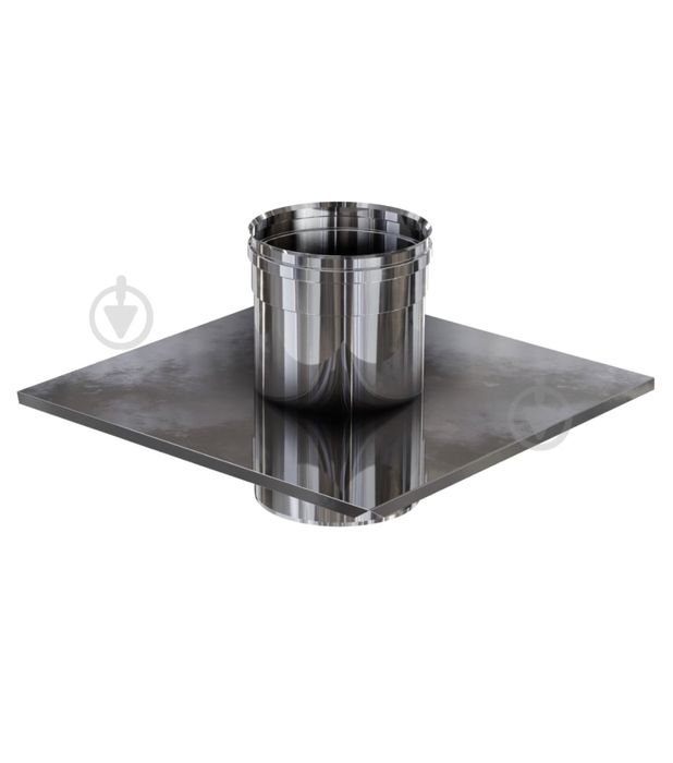 Закінчення димоходу нержавіюче Versia-Lux 0,5мм діаметр 120мм окапник