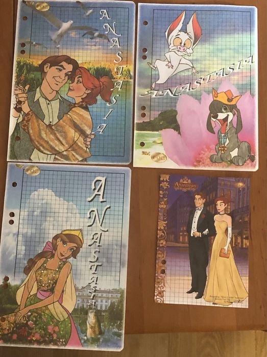 Karteczki kolekcjonerskie do segregatora Anastasia