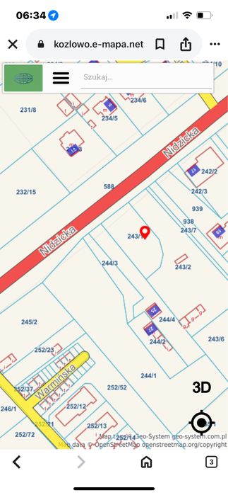 Działka mieszkalno usługowa