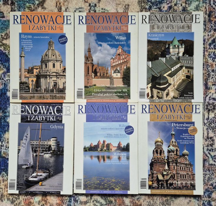 Pismo "Renowacje i zabytki"- 6 numerów