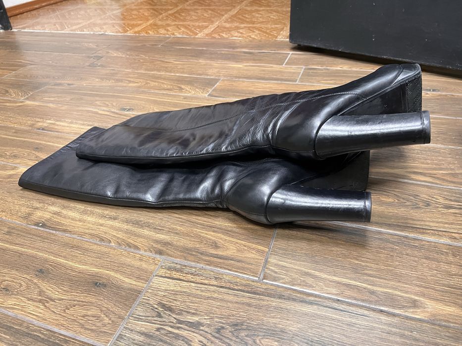 чоботи з натуоальноі шкіри, розмір 37, єврозима