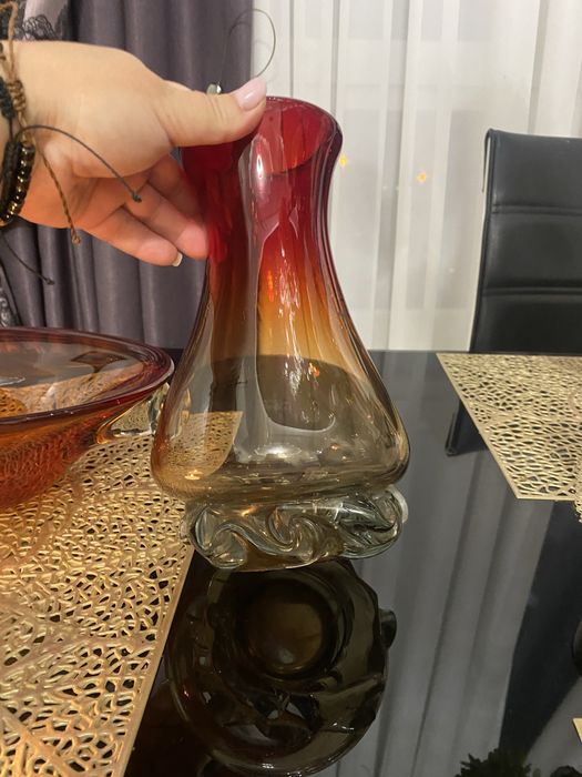 Гутное стекло. Изделия из цветного стекла