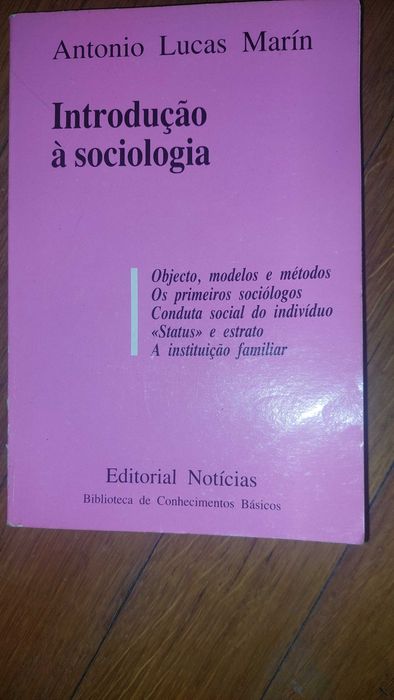 Introdução à sociologia – Antonio Lucaa Marín