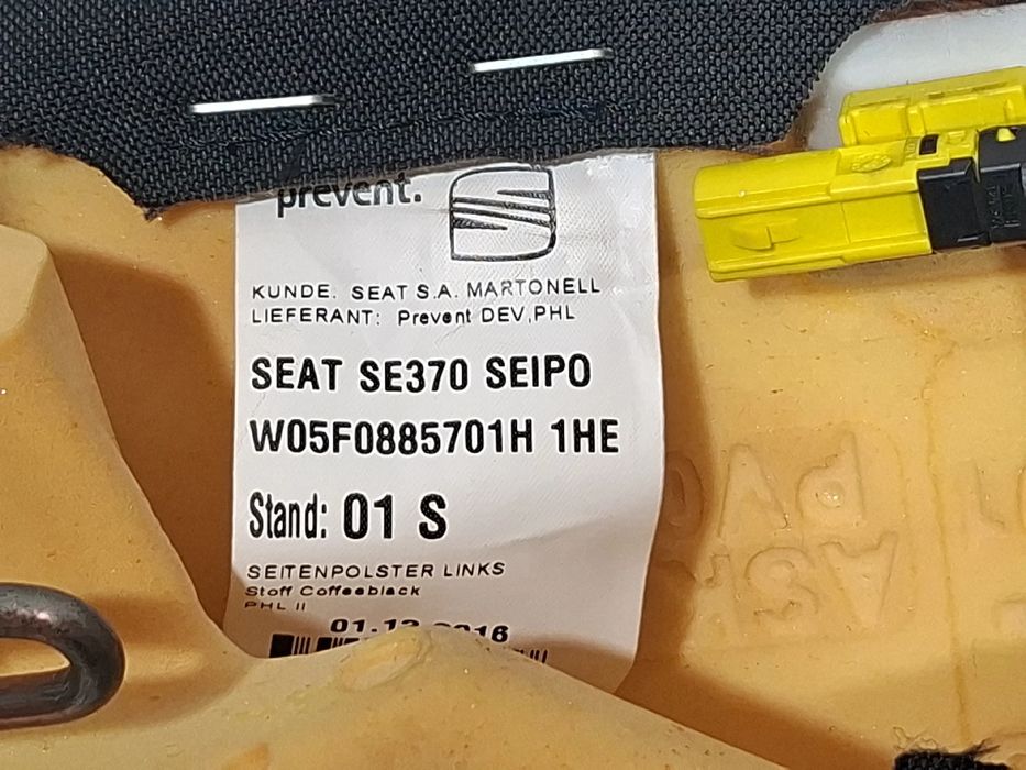 Airbag banco esquerdo SEAT Leon (5F1)