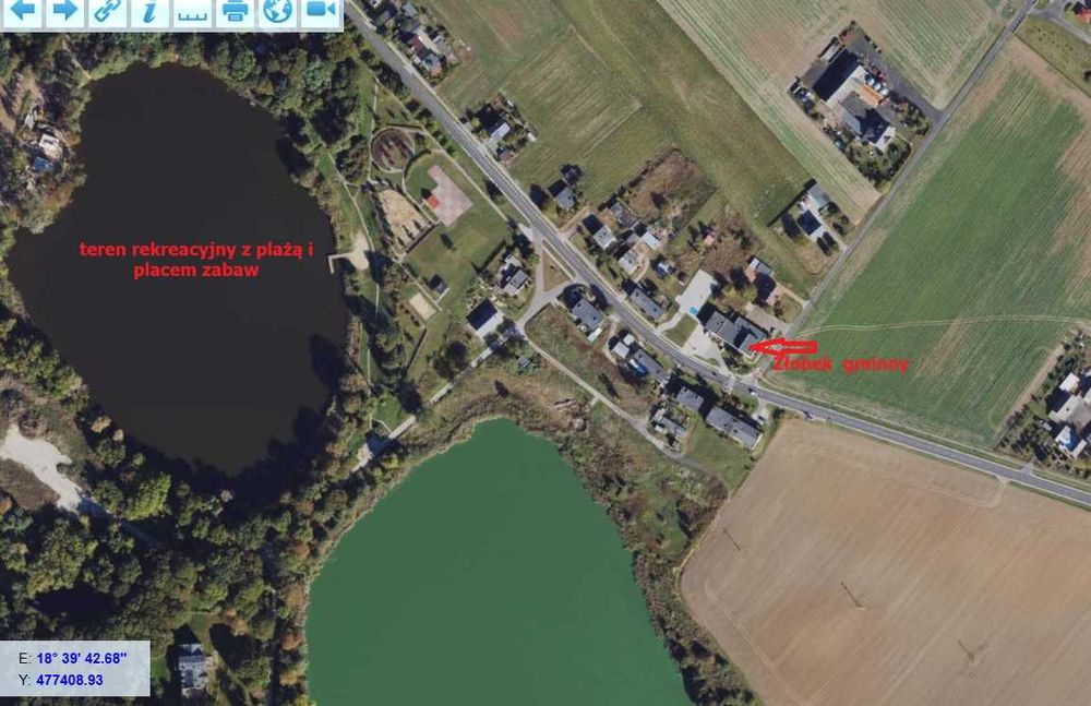 Działki budowlane 1162m2 Pluskowęsy gm. Chełmża | MPZP | nad jeziorem