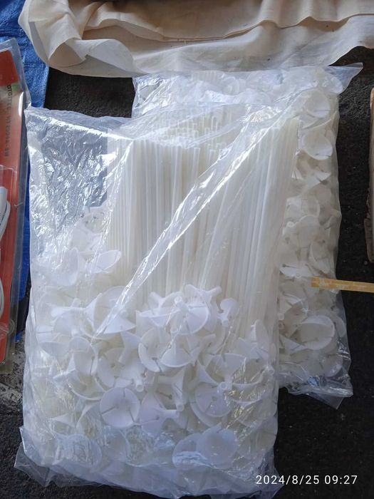400 Varetas + Suportes para balões 40 cm