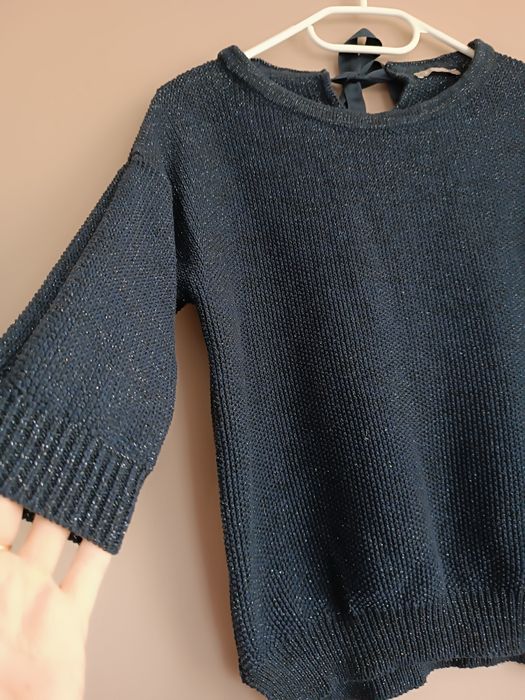 Sweterek z krótkim rękawem rozm. Xs