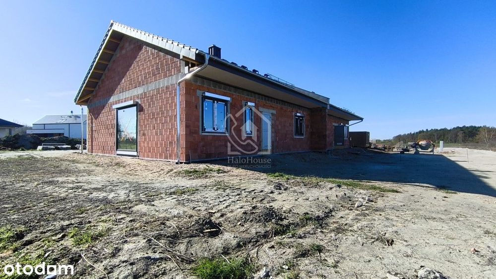 Dom parterowy |W trakcie budowy | Bliźniak 105 m2
