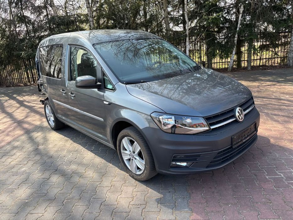 Volkswagen Caddy 2.0 Diesel, Sprowadzony z Niemiec, Uszkodzony Prawy tył, ORG Przebieg