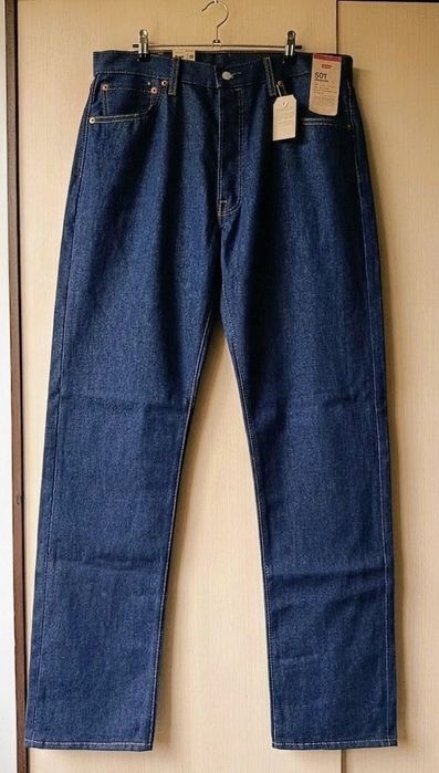 Нові джинси Levi's 501 Original W36 L36 (52 UA) сирий денім