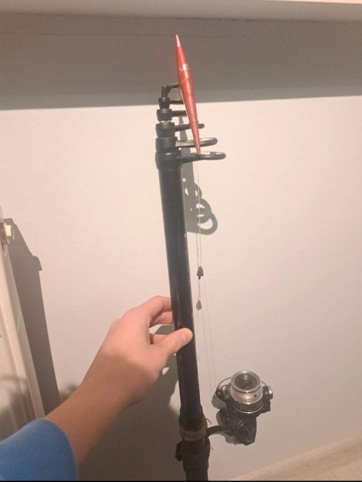 Wędka z kołowrotkiem