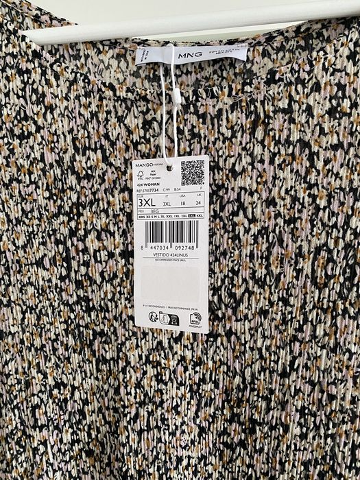 Vestido maxi da Mango. Novo, com etiqueta