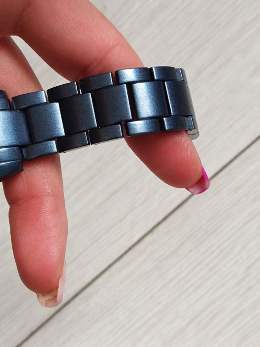 Zegarek satynowy Blue