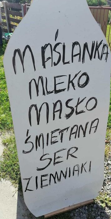Mleko, masło, maślanka, ser biały, jajka, dynia, mąka