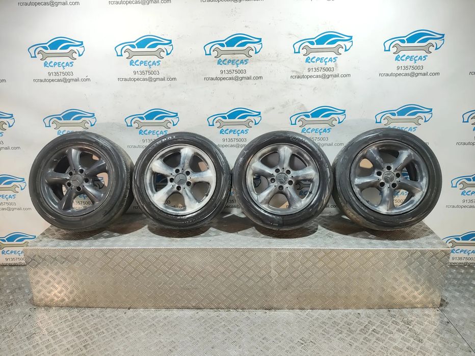 Conjunto Jantes 16 Originais Mercedes Benz SLK R170 7J 8J ET37 ET30