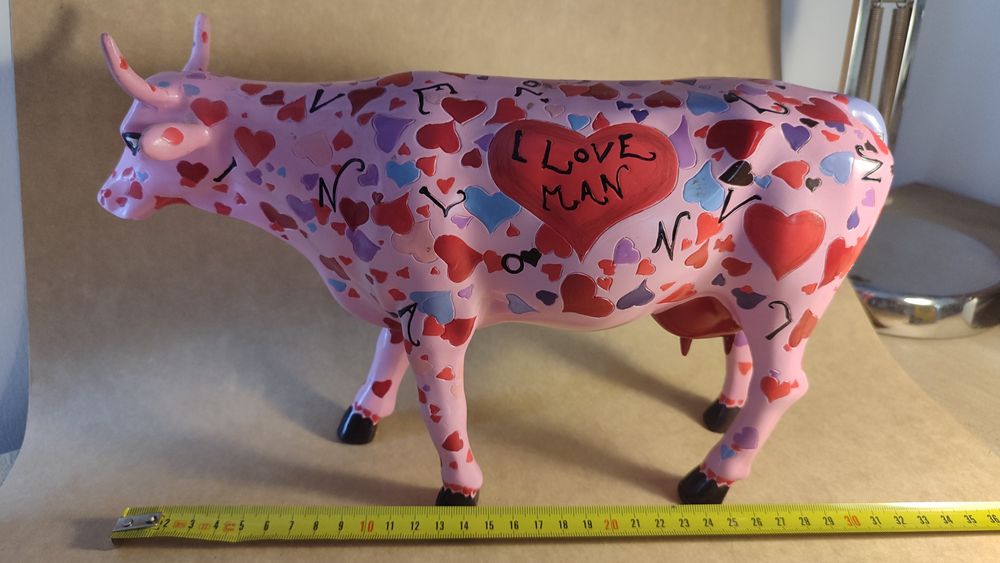 Vaca colecionável cow parade. Sem caixa. Muito raro