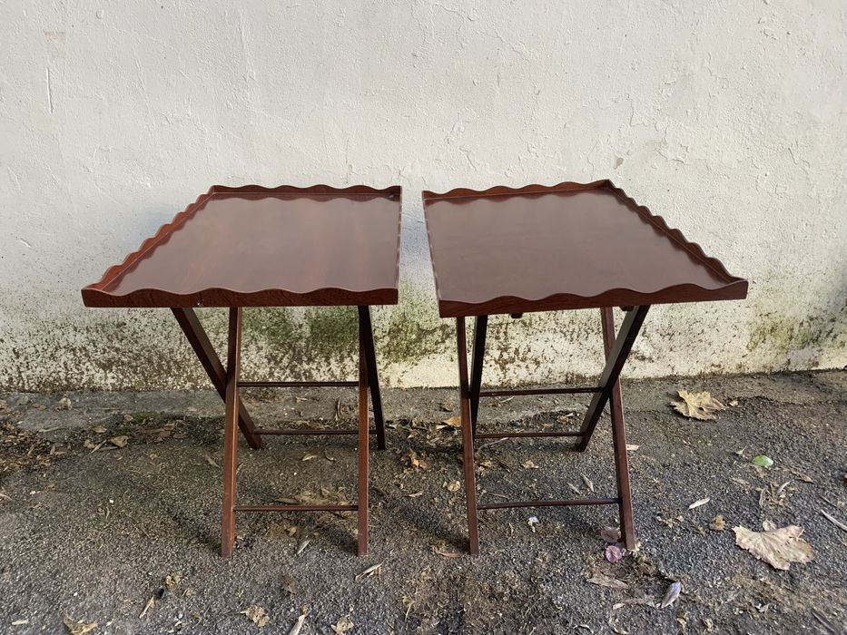 Mesas de apoio antigas