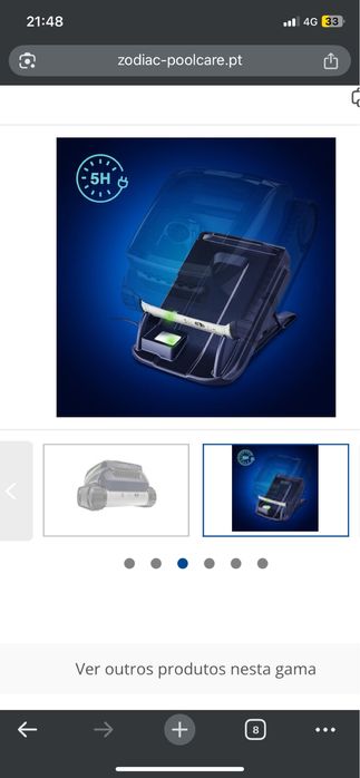 Aspirador piscina zodiac