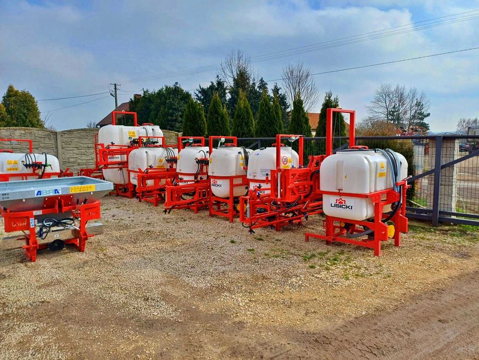 NOWY Opryskiwacz LISICKI 400L 600L 800L 1000L 1200L Opryskiwacz polowy zawieszany 12m 15m | głowice potrójne | zawór stało ciśnieniowy | stabilizacja