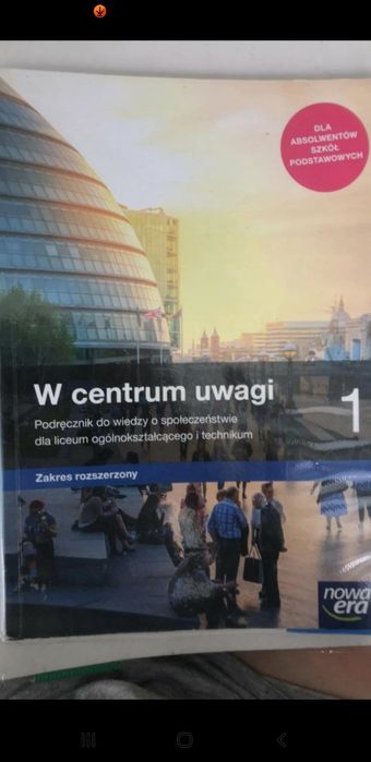 W centrum uwagi rozszerzony zakres kl 1 WOS nowa era