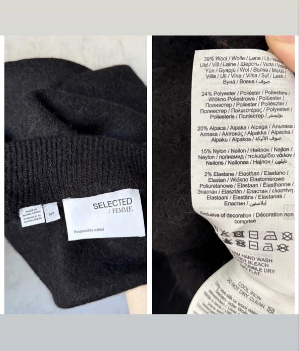 Вовняний зимовий светр cos стиль