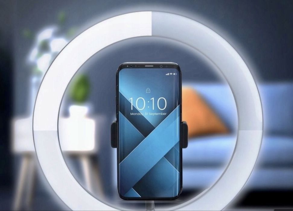 Lampa Pierścieniowa LED Ring 33cm + Statyw 210cm