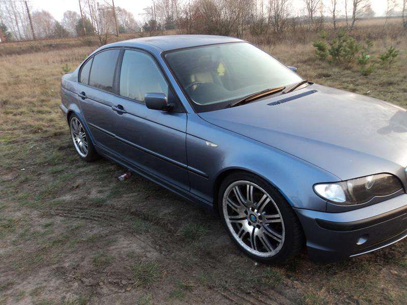 Bmw e46 drzwi stahlblau metallic