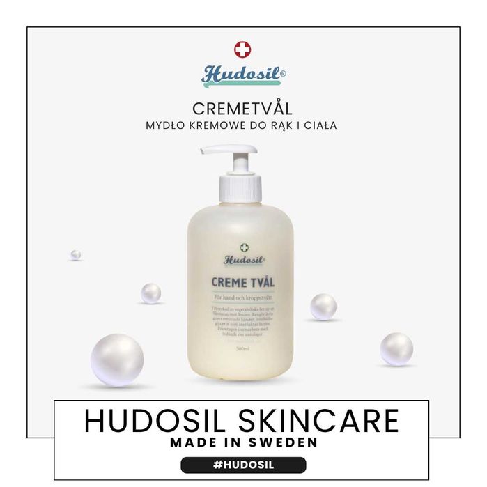 Hud Salva 100ml, Hudlotion Bezzapachowy 500ml, Cremetval 500ml Szwecja