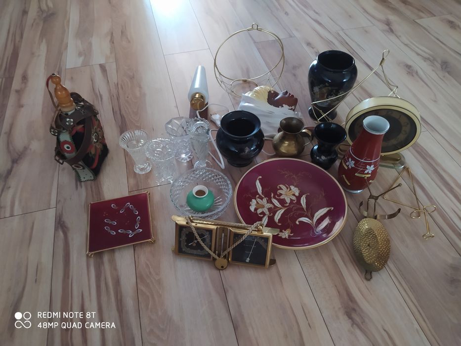 Wazony zegarki kryształy i inne lata 50-60