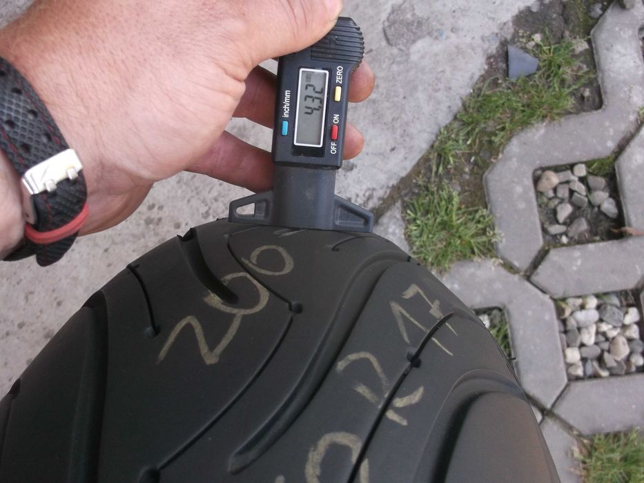opona 190/50ZR17 Michelin Pilot Road 3 dot3611 4,3mm cbr stunt r1 gsxr
