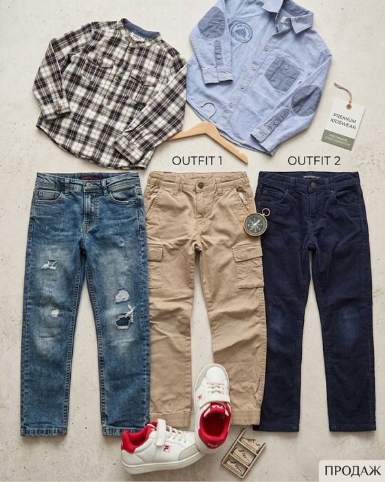 Стильний одяг для хлопчика на весну