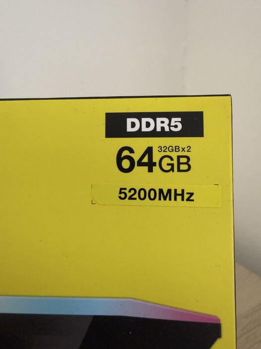 Corsair RAM 64GB (32GB x2) DDR5 SELADO