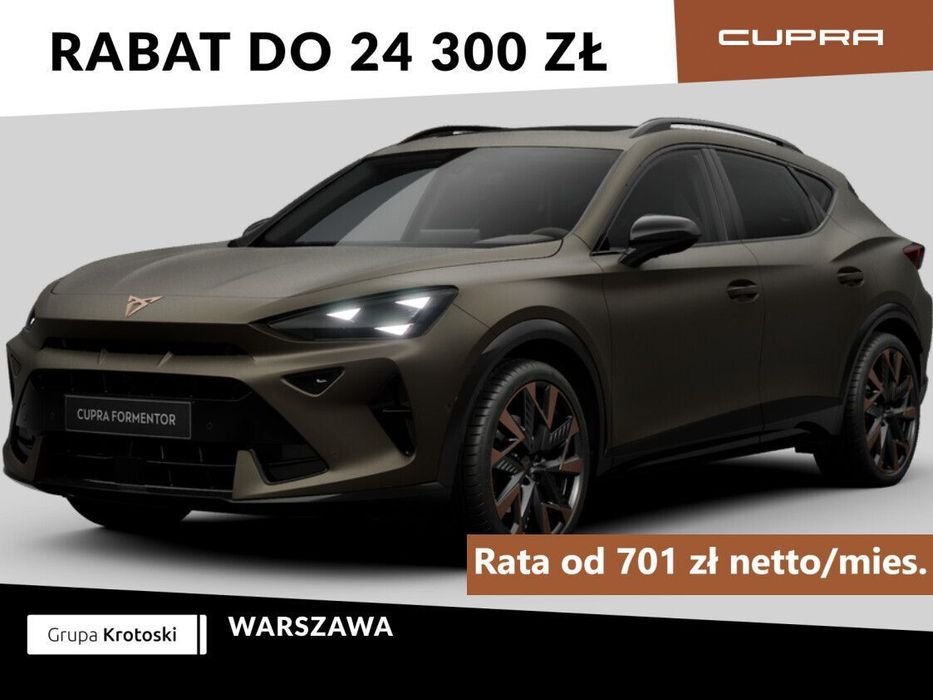 Cupra Formentor 2.0 TSI 204 KM 7-biegowa automatyczna - DSG 4Drive Dostępny od Ręki!