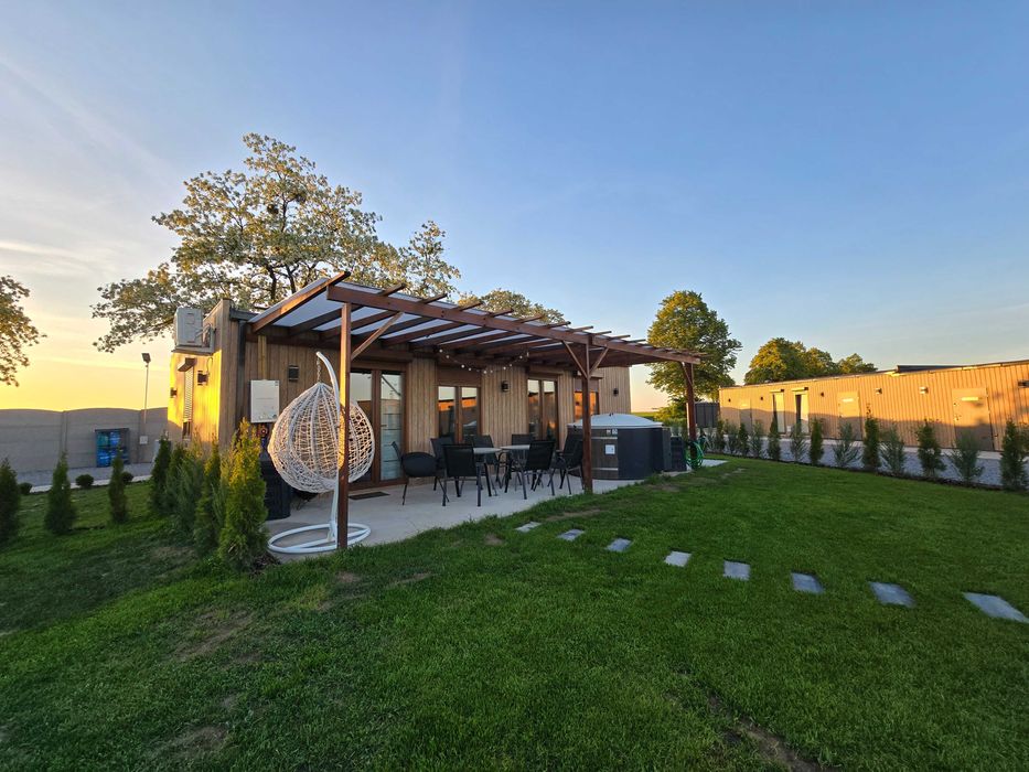 Powidz Domek domki z Sauną Jacuzzi Grill Pizza Ognisko