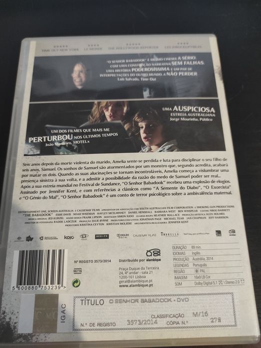Senhor Babadook - DVD