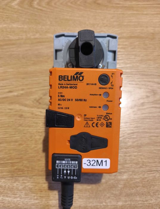 Siłownik LR24A-MOD, Belimo, 5Nm, 24v, silnik do zaworów kulowych