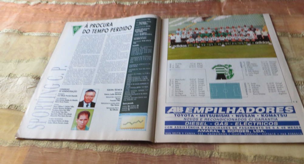 Revista JN Campeonato 97/98 com Fotos de todas as Equipas