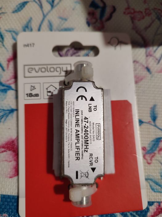 18 dB Terrestrial and Satellite Line Amplifier with Evology Filter64284587010946120