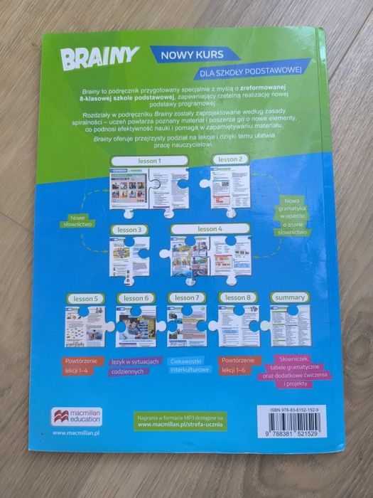 Brainy 6 podręcznik Students book język angielski klasa 6 Macmillan