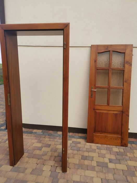 Drzwi wewnętrzne dębowe