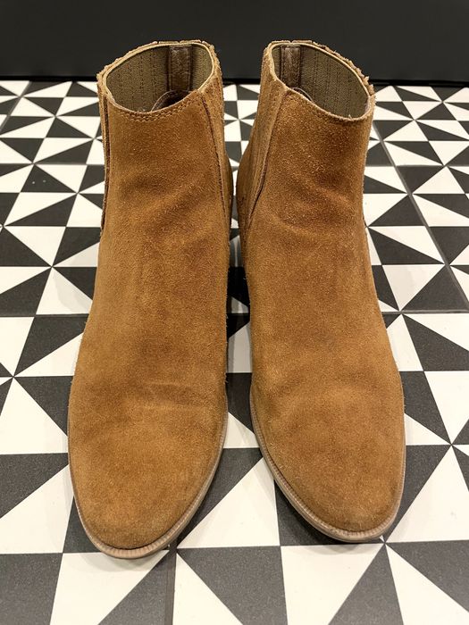 Botki damskie zamszowe r.38 Ryłko brązowe