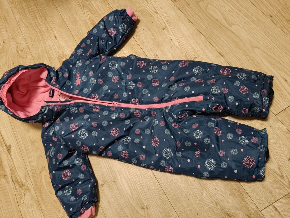 Kombinezon zimowy dla dziewczynki roz 86