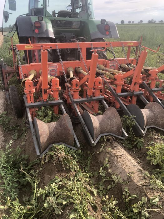 Obcinacz do łecin wyrywacz kartofli lub ziemniaków